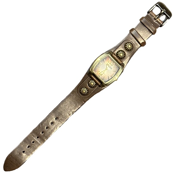 VINTAGE Y2K MUDD women's pretty brown/gold watch, good condition. - Picture 4 of 5